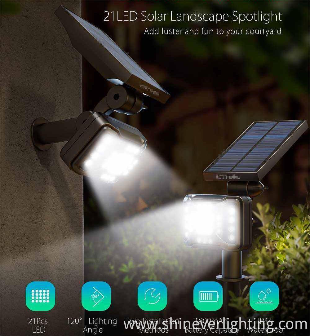 Weather-resistant LED garden lights